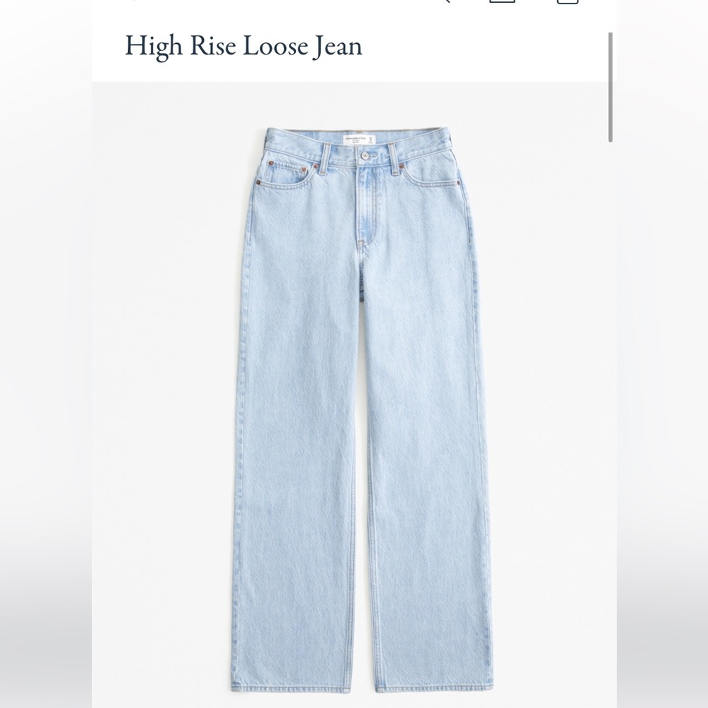 Abercrombie & Fitch Loose High Rise size 29 (8R)